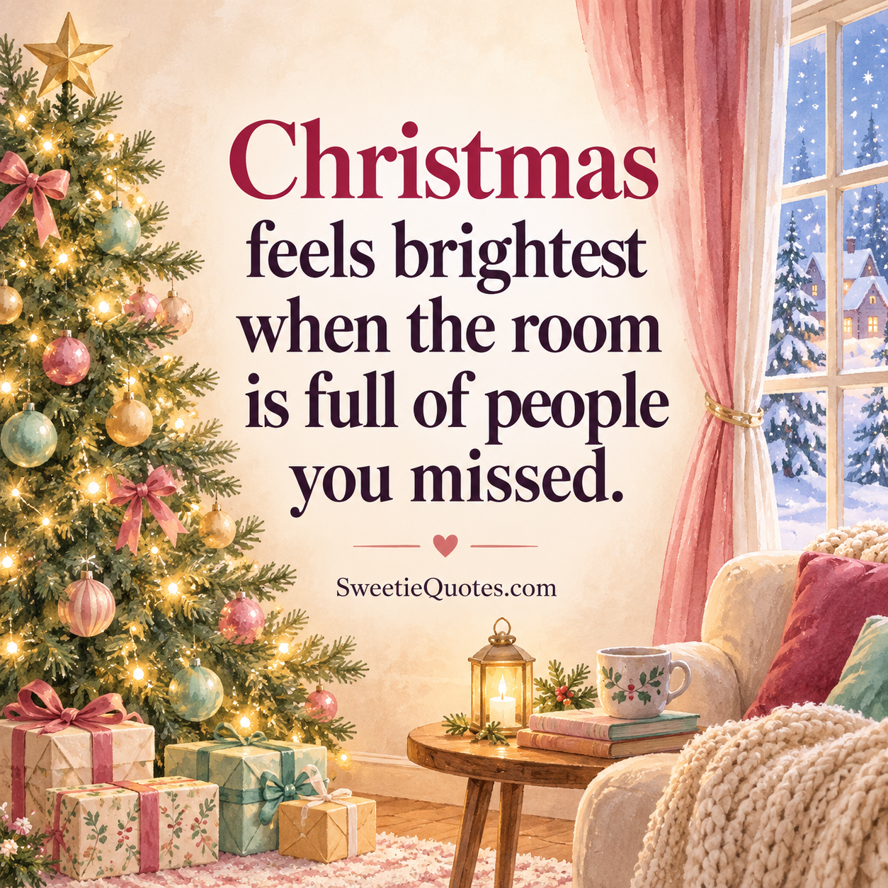 Christmas feels brightest when the room is full of people you missed.