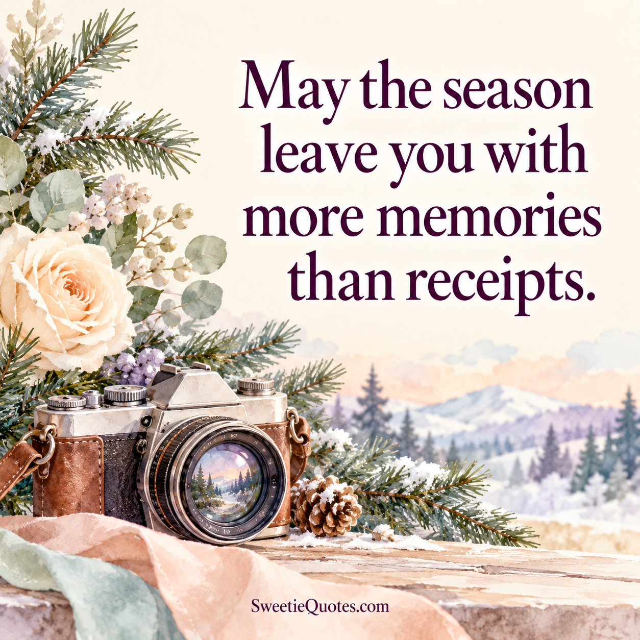 May the season leave you with more memories than receipts.