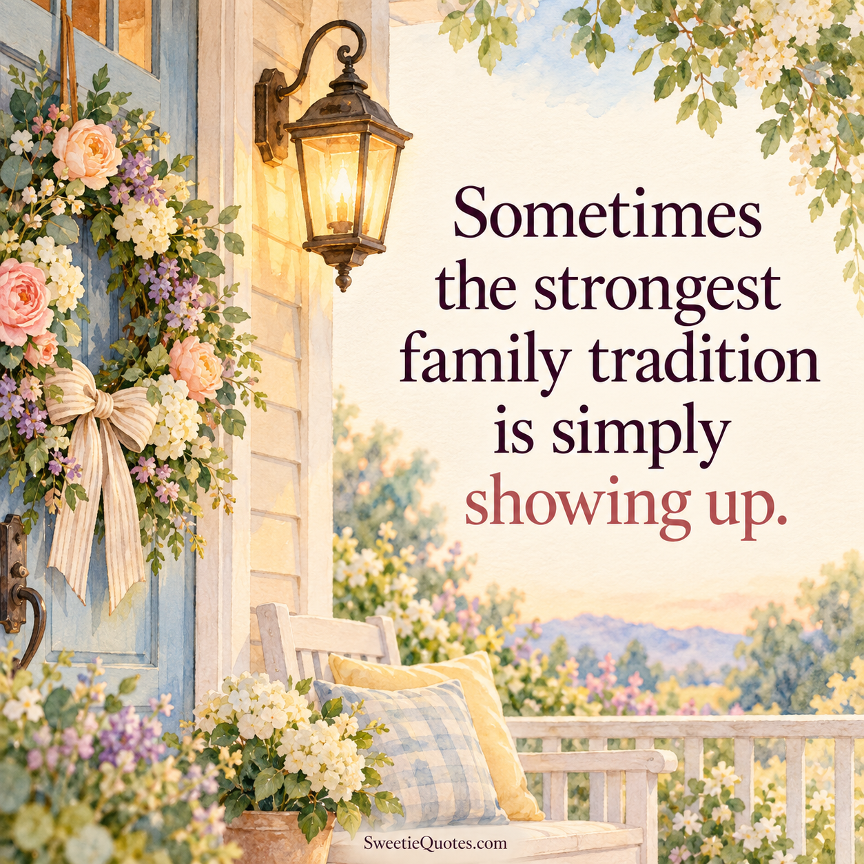 Sometimes the strongest family tradition is simply showing up.