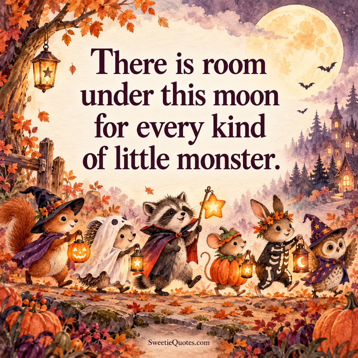 There is room under this moon for every kind of little monster.
