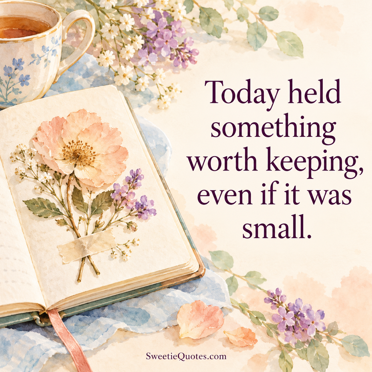 Today held something worth keeping, even if it was small.